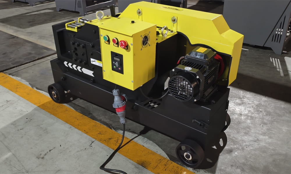 Rebar Cutting Machine Equipped with a Variable Frequency Drive